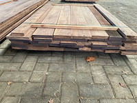 Amerikaans noten planken voorgeschaafd op 23 mm ca. 0,3 m³ - afbeelding 1 van  5