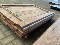 Amerikaans noten planken voorgeschaafd op 23 mm ca. 0,3 m³ - afbeelding 2 van  5