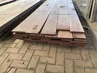 Amerikaans noten planken voorgeschaafd op 23 mm ca. 0,5 m³ - afbeelding 4 van  5