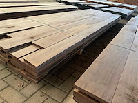 Amerikaans noten planken voorgeschaafd op 23 mm ca. 0,6 m³ - afbeelding 3 van  5