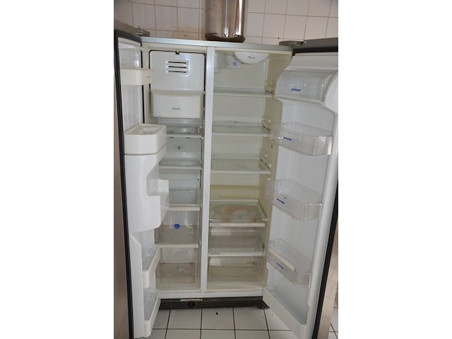 Amerikaanse inox koelkast whirlpool - afbeelding 4 van  5