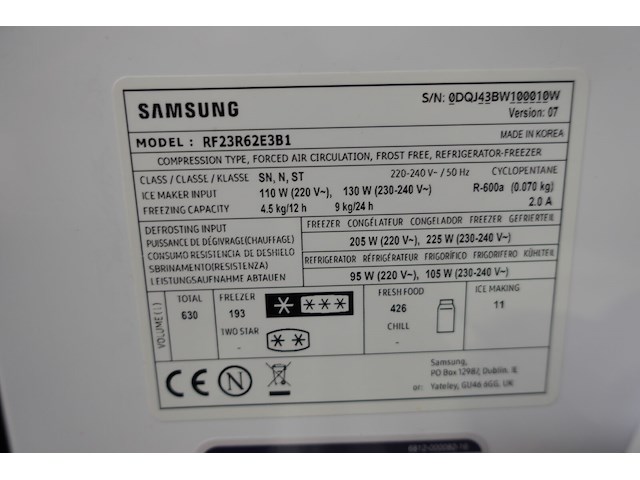 Amerikaanse koelkast samsung - afbeelding 4 van  16