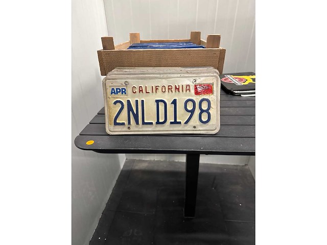 Amerikaanse nummerplaten (9 stuks) - afbeelding 1 van  1