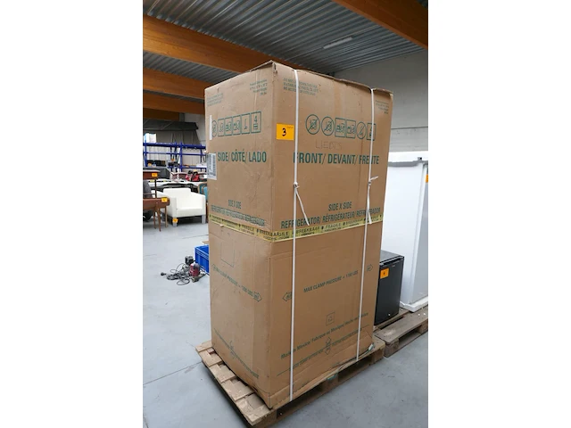 Amerikaanse side-by-side koelkast rvs deuren 170l iomade - afbeelding 2 van  4