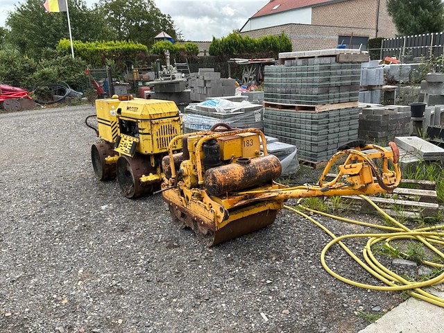 Ammann - wacker set van 2 sheep's voetrollerverdichters - afbeelding 1 van  16