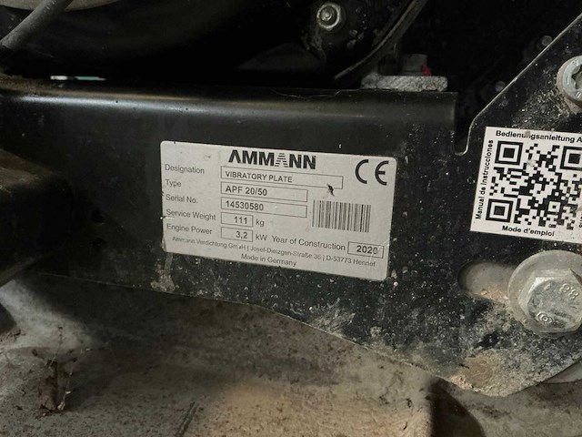 Ammann apf20/50 trilplaat - afbeelding 6 van  6