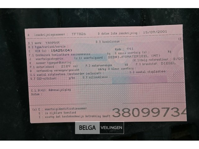Ammann yanmar graafmachine - afbeelding 7 van  13