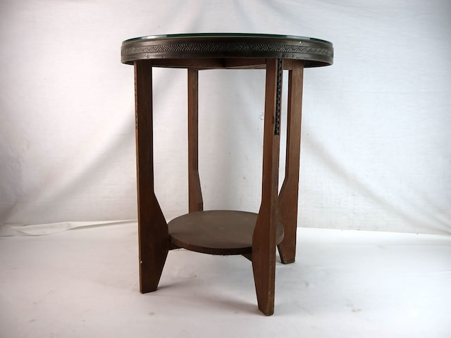 Amsterdamse bijzettafel messing - afbeelding 2 van  8