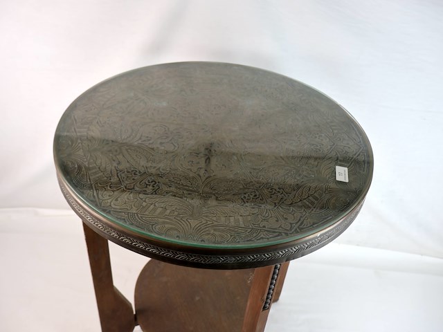 Amsterdamse bijzettafel messing - afbeelding 3 van  8