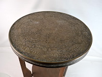 Amsterdamse bijzettafel messing - afbeelding 4 van  8