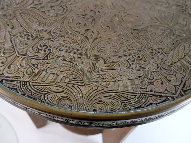 Amsterdamse bijzettafel messing - afbeelding 5 van  8