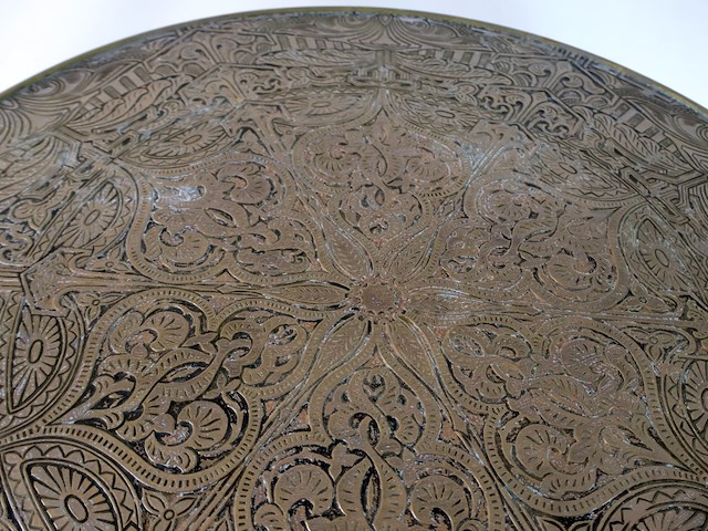 Amsterdamse bijzettafel messing - afbeelding 6 van  8