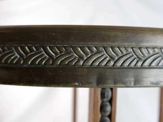 Amsterdamse bijzettafel messing - afbeelding 8 van  8
