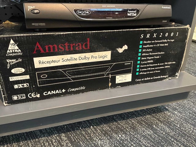 Amstrad srx2001 satelietontvanger - afbeelding 8 van  9