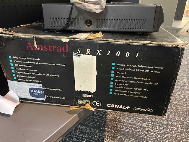 Amstrad srx2001 satelietontvanger - afbeelding 9 van  9