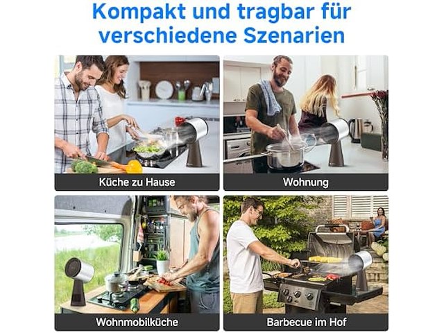 Amzchef afzuigkap (bruin/grijs) - afbeelding 3 van  6