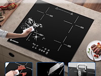 Amzchef inbouw inductiekookplaat (4 zones) - afbeelding 2 van  8