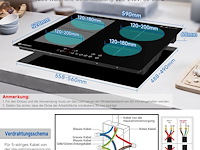 Amzchef inbouw inductiekookplaat (4 zones) - afbeelding 2 van  7