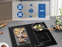 Amzchef inbouw inductiekookplaat (4 zones) - afbeelding 6 van  8