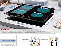 Amzchef inbouw inductiekookplaat (4 zones) - afbeelding 2 van  8
