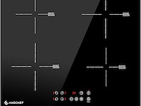 Amzchef inbouw inductiekookplaat (4 zones) - afbeelding 1 van  8