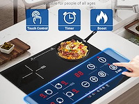 Amzchef inbouw inductiekookplaat (4 zones) - afbeelding 6 van  8