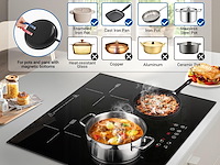 Amzchef inbouw inductiekookplaat (4 zones) - afbeelding 8 van  8