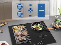 Amzchef inbouw inductiekookplaat (4 zones) - afbeelding 4 van  8