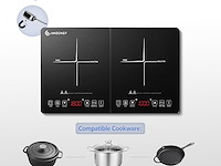 Amzchef inductiekookplaat 2 platen - afbeelding 2 van  6