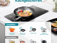 Amzchef inductiekookplaat (2 zones) - afbeelding 6 van  6