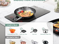 Amzchef inductiekookplaat (2 zones) - afbeelding 4 van  9