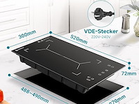 Amzchef inductiekookplaat (2 zones) - afbeelding 3 van  5