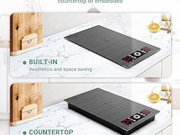 Amzchef inductiekookplaat (2 zones) - afbeelding 3 van  9