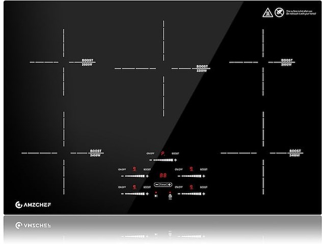 Amzchef inductiekookplaat (80 cm) - afbeelding 1 van  8