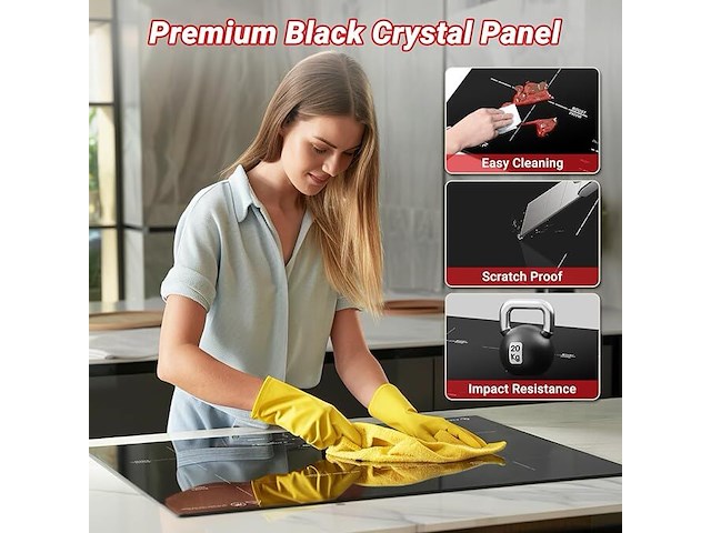 Amzchef inductiekookplaat (80 cm) - afbeelding 4 van  8