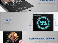 Amzchef keramische kookplaat - afbeelding 2 van  6