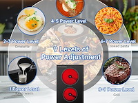 Amzchef keramische kookplaat - afbeelding 5 van  6