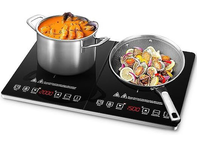 Amzchef vrijstaande inductiekookplaat (2 platen) - afbeelding 1 van  6