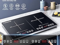 Amzchef vrijstaande inductiekookplaat (2 platen) - afbeelding 3 van  6