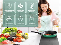 Amzchef vrijstaande inductiekookplaat (2 zones) - afbeelding 7 van  9