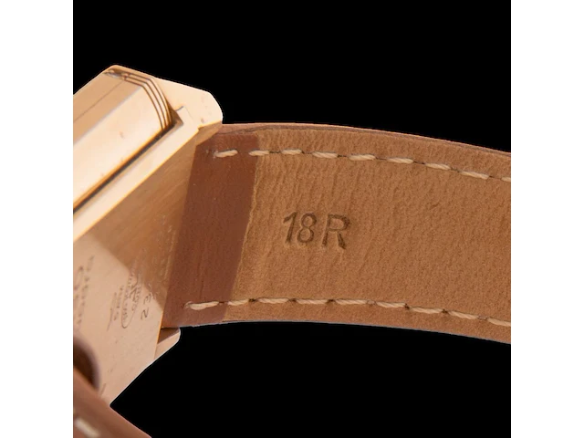 An 18ct rose gold and diamond jaeger-lecoultre reverso squadra, ref. 234.2.46 - afbeelding 11 van  12