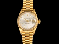 An 18ct yellow gold rolex oyster perpetual lady-datejust, ref. 6917, presidential bracelet