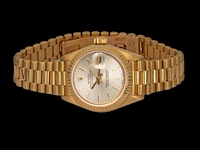 An 18ct yellow gold rolex oyster perpetual lady-datejust, ref. 6917, presidential bracelet - afbeelding 6 van  10