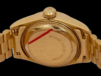 An 18ct yellow gold rolex oyster perpetual lady-datejust, ref. 6917, presidential bracelet - afbeelding 8 van  10