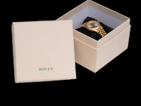 An 18ct yellow gold rolex oyster perpetual lady-datejust, ref. 6917, presidential bracelet - afbeelding 10 van  10