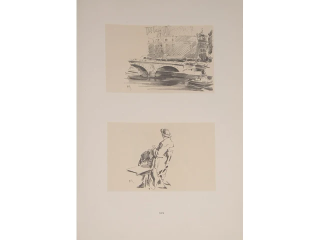An art folder containing 38 graphic works after ljubomir ljuba ivanovic (1882-1945), 1952 - afbeelding 2 van  17