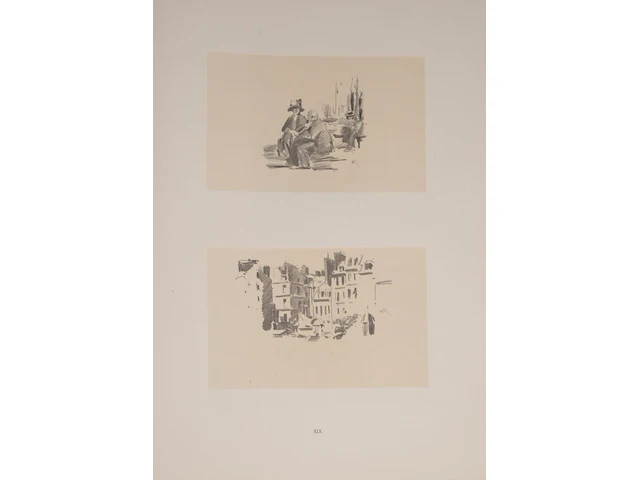 An art folder containing 38 graphic works after ljubomir ljuba ivanovic (1882-1945), 1952 - afbeelding 3 van  17