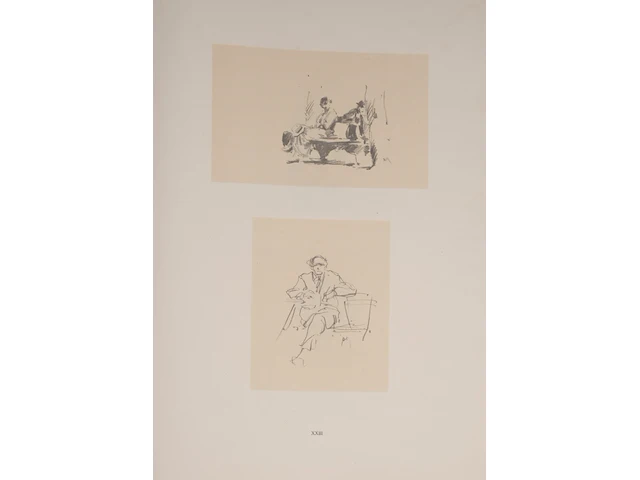 An art folder containing 38 graphic works after ljubomir ljuba ivanovic (1882-1945), 1952 - afbeelding 5 van  17