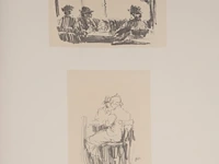 An art folder containing 38 graphic works after ljubomir ljuba ivanovic (1882-1945), 1952 - afbeelding 7 van  17