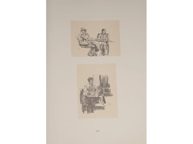 An art folder containing 38 graphic works after ljubomir ljuba ivanovic (1882-1945), 1952 - afbeelding 9 van  17